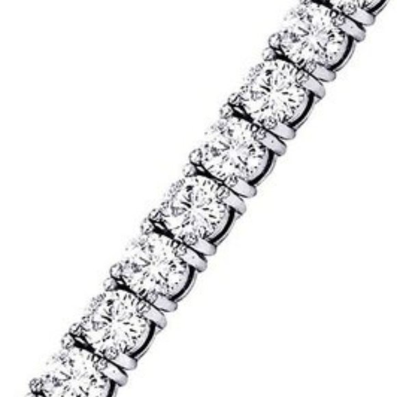 CZ Mens Tennis Bracelet - Picture 4 of 5